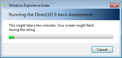 21 Apr 11 5 36 02 PM Running Windows Experience Index for first time after Installating Windows 7