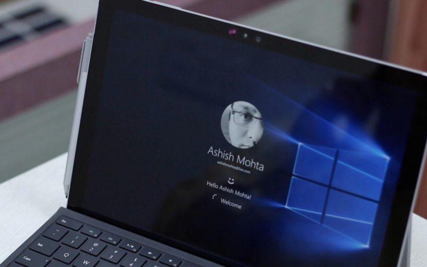 Windows Hello Surface Pro 4