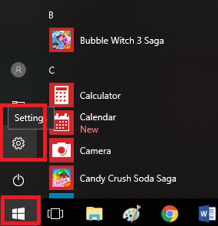 Tablet mode in Windows 10