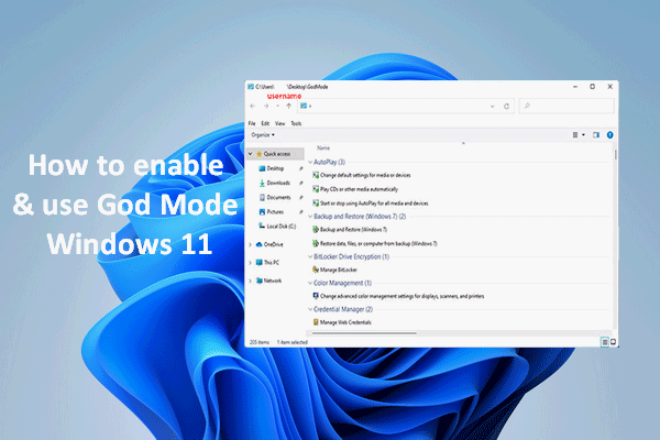 how to enable use windows 11 god mode thumbnail